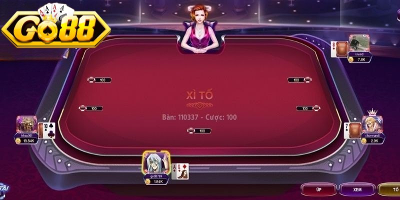Cách chơi xì tố Go88 cực kỳ chi tiết